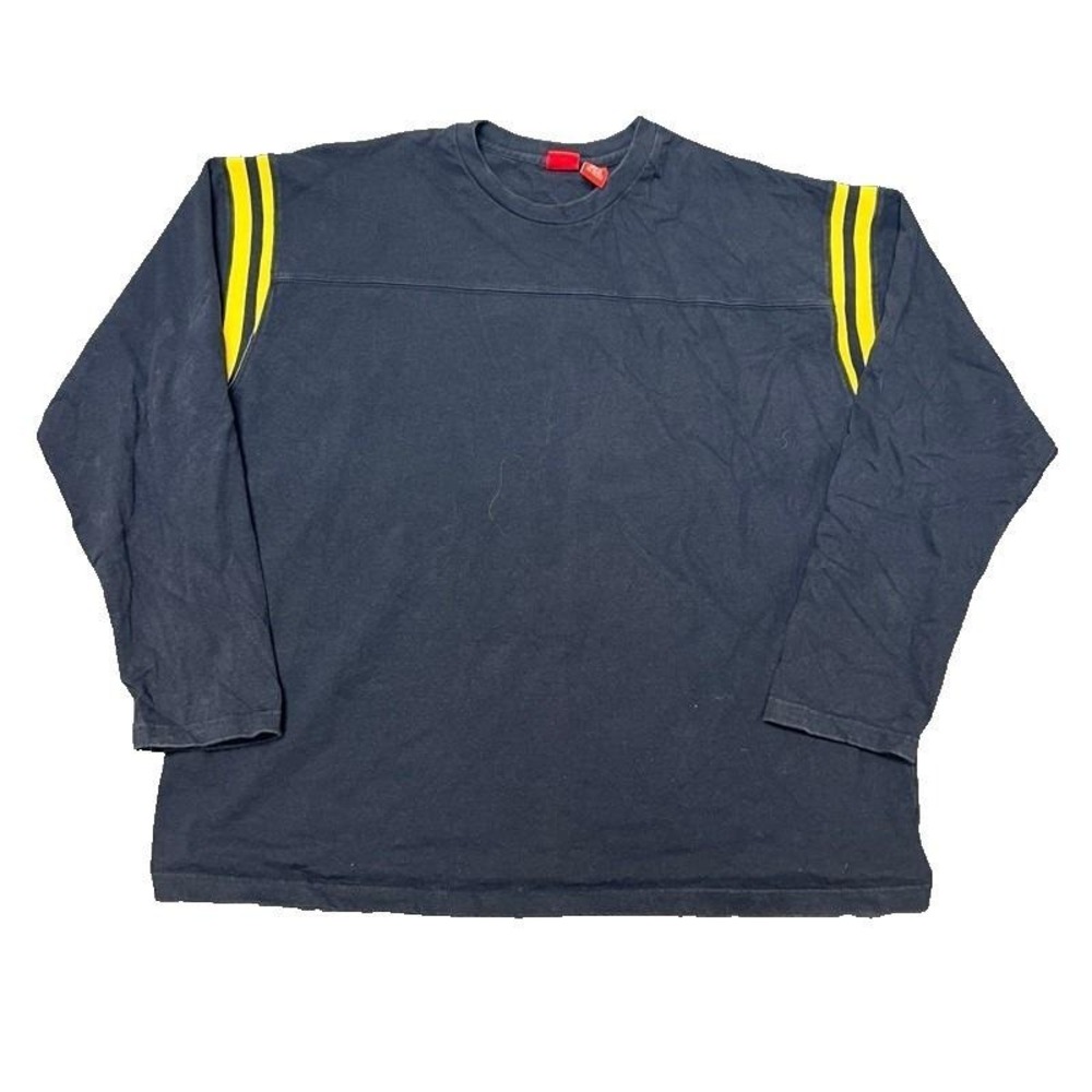 Vintage Mossimo Long Sleeve Shirt Mens XXL Blue 2000s Y2K Jersey